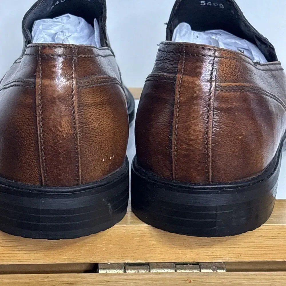 Nicola Bendon Brown Oxfords Shoes Semi Pointed Dress Shoe 8.5 41  Casual Leather